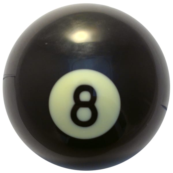 Novelty Pool Billiards 8 Eight Ball Shape Golf Ball Sports Prank  Recreational Gag Gift Practical Joke 