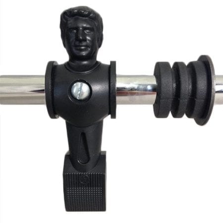 Counterbalanced Black Replacement Foosball Player