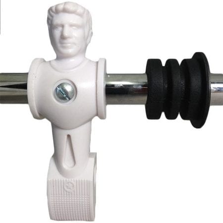 Counterbalanced White Replacement Foosball Player