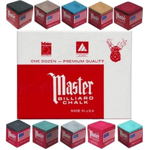 Master Pool Chalk 12 Pack Master Pool Cue Chalk Games For Fun