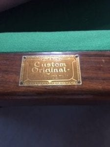 Used 9' Snooker Table