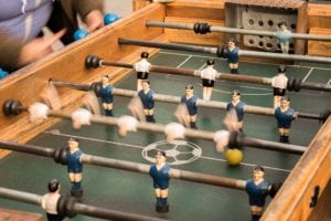 guide to restoring an old foosball table